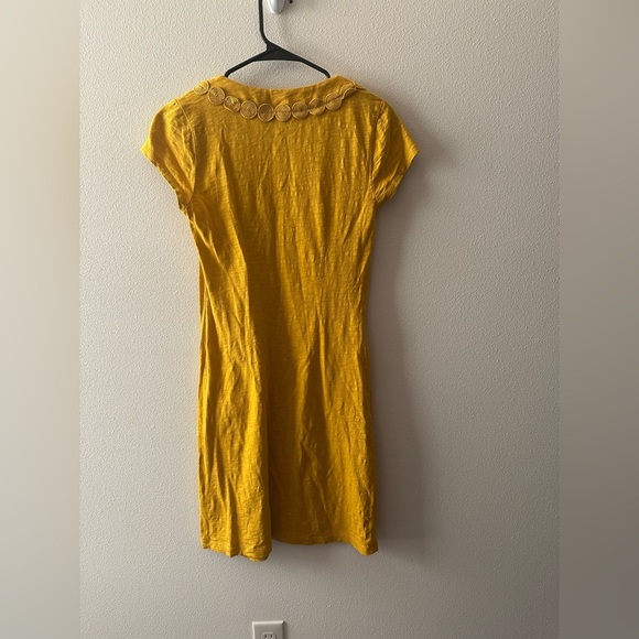 BODEN 
Saskia Jersey Trim Dress
Tuscan Gold 
Size 2R - Picture 3 of 6